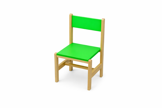 Scaun din lemn, verde